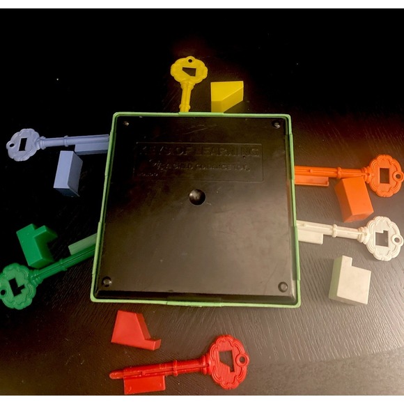 Vintage 1970's Keys of Learning Game by Child Guidance No.100 Toy Educational - Picture 6 of 7